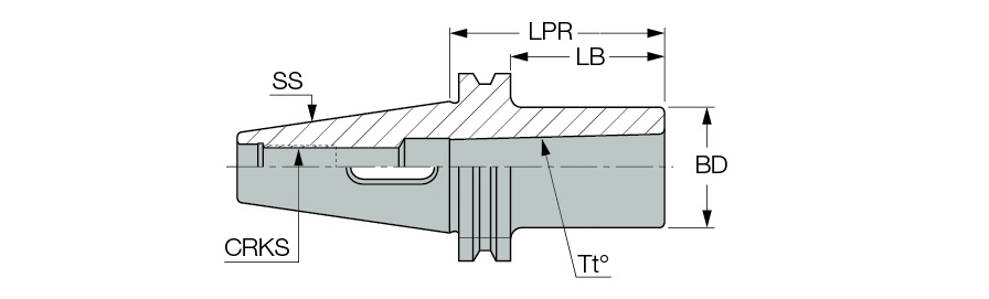 DIN69871 50 MT2X 60